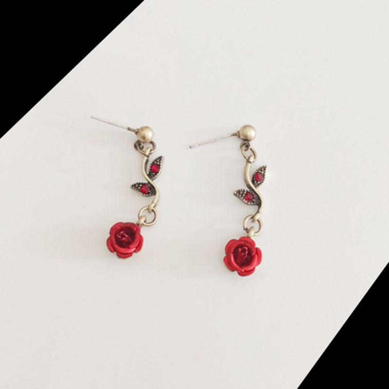 French Romantic Sexy Elegant Vintage Rose Flower Fairy Temperamental Simple Bracelet