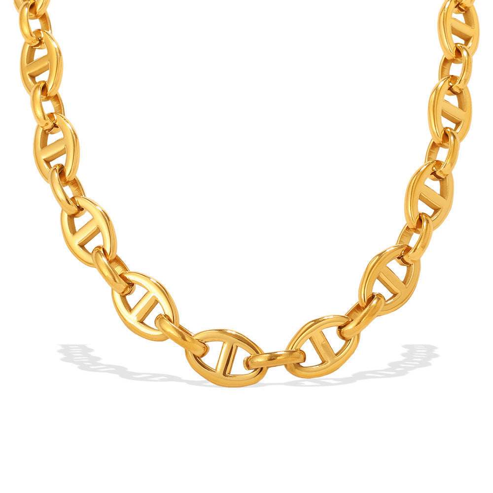 Simple Stylish Personality Collarbone Trendy Design Jewelry Set
