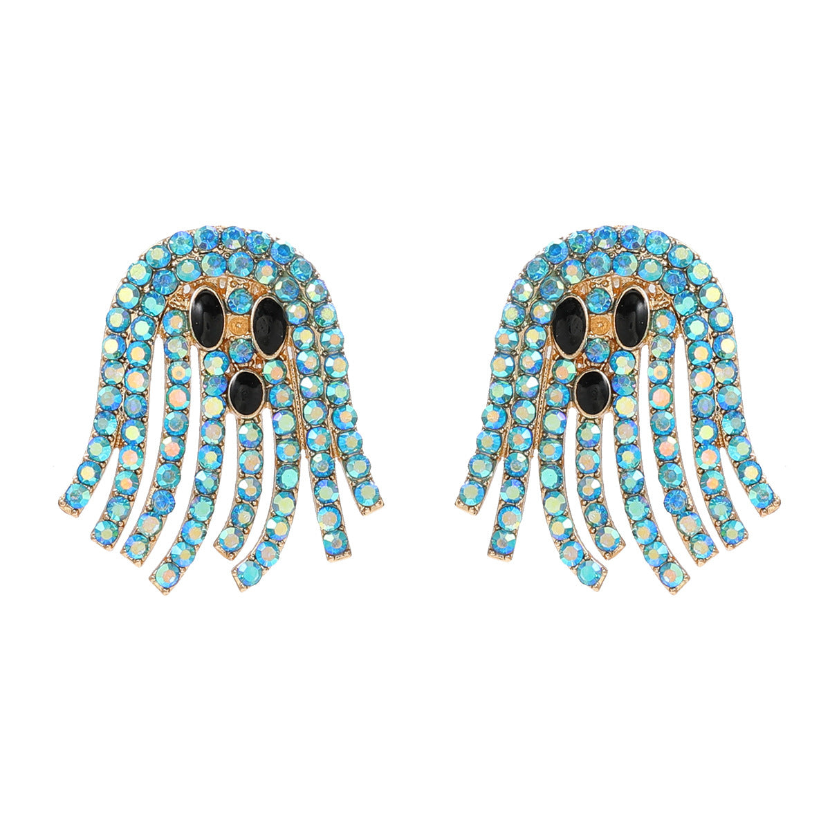 Halloween Ghost Female Exaggerated Alloy Full Earrings