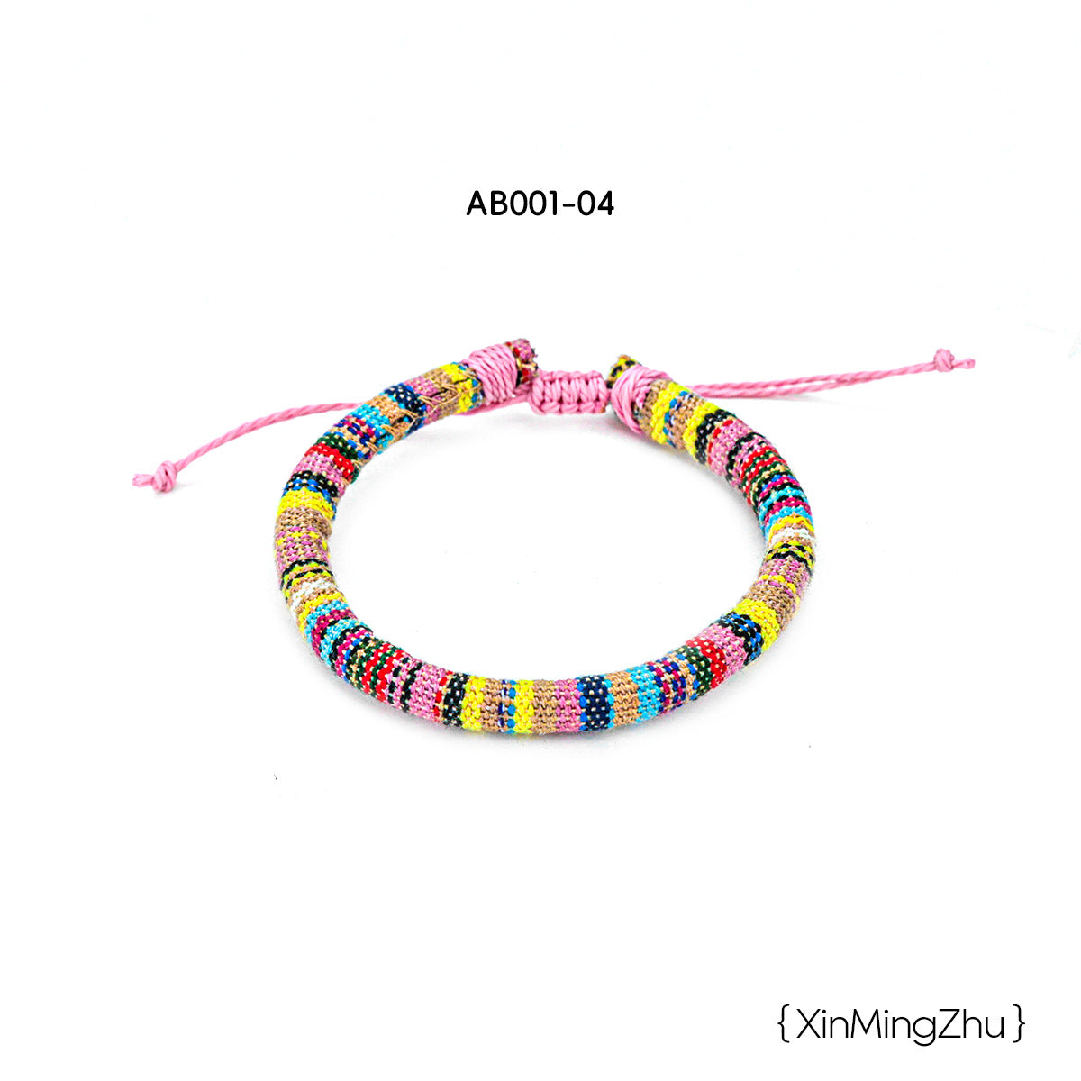 Bohemian Ethnic Style Colored Friendship Fabric Bracelets