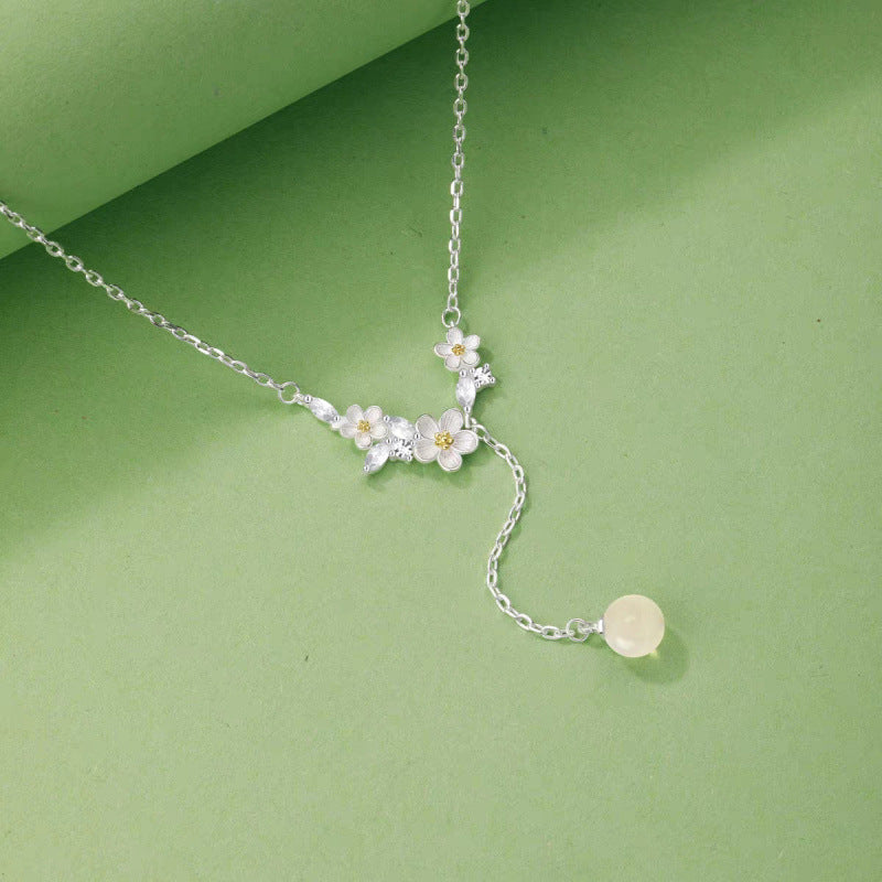 Female Niche Simple Fresh Sweet Light Luxury Advanced Design Get Necklace