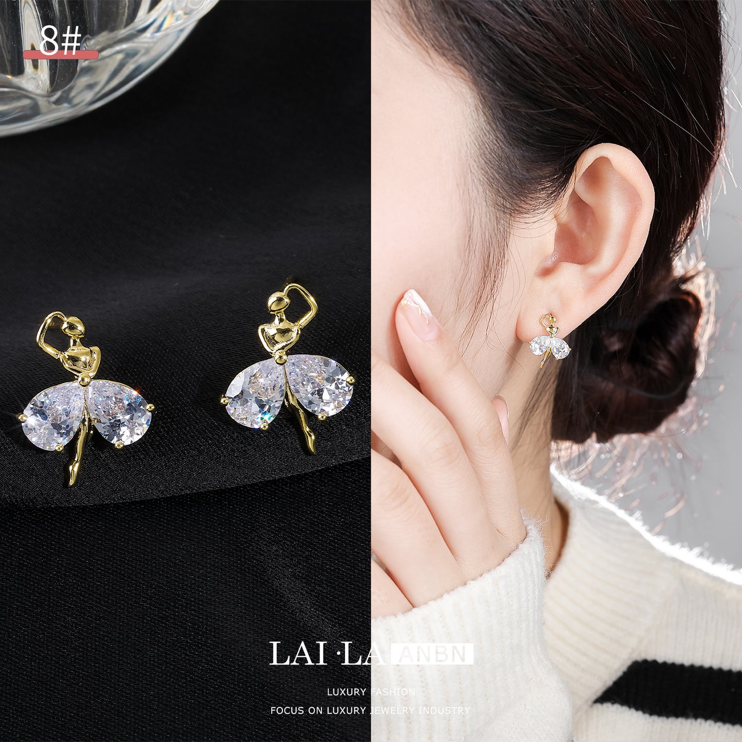 French Retro Pearl Sterling Sier Light Earrings