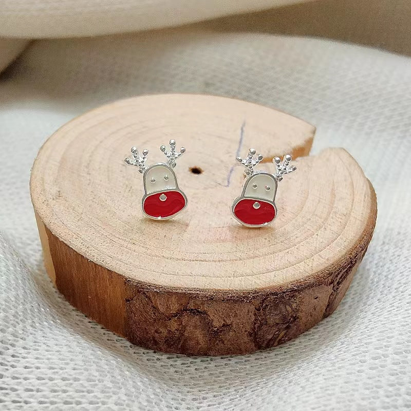 Mini Ear Tree Sweet Cute Female Earrings