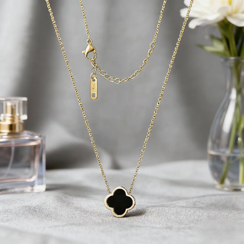 Women's Four-leaf Clover Lucky Titanium Steel Necklace
