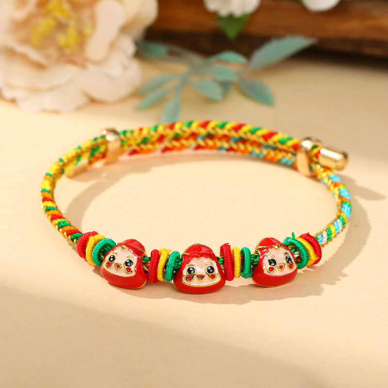 Children's Dragon Boat Festival Colorful Rope Hand-woven Small Carrying Bracelet