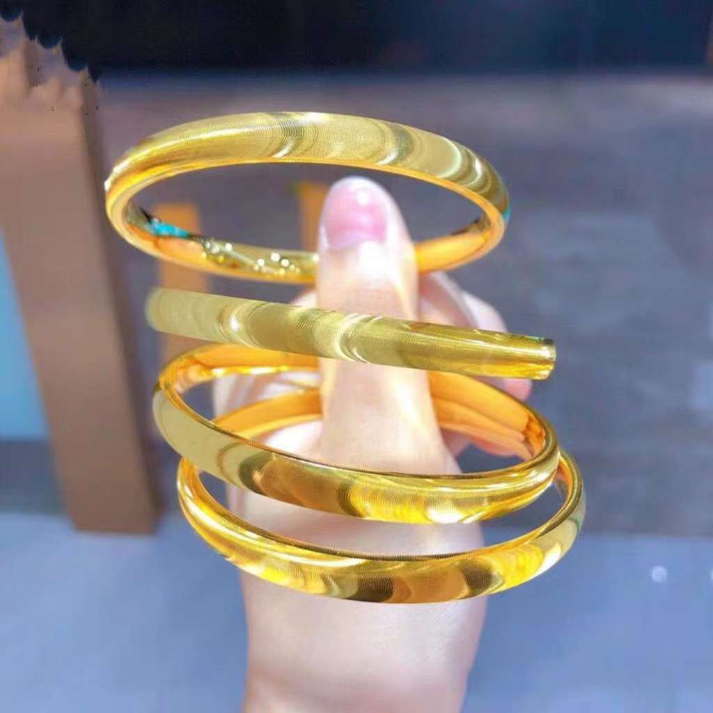 Women's Alluvial Gold Cat's Eye High-grade Simulation Bracelets