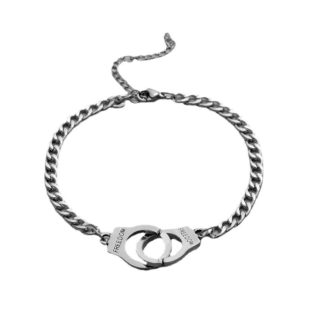 Men's Chunky Chain Cold Style Creative Handcuff Bracelets