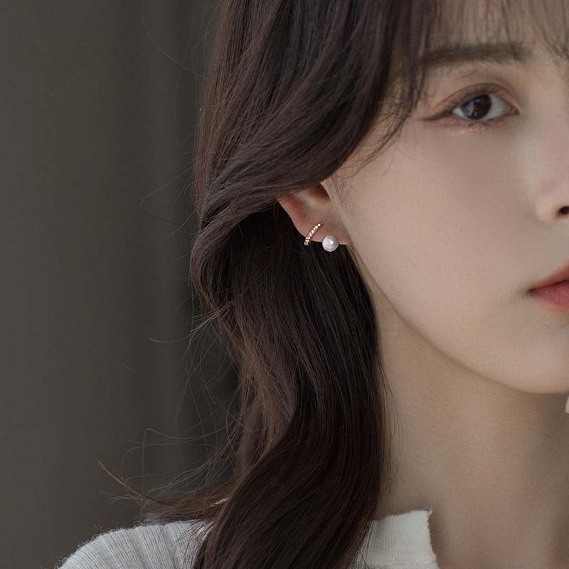 Mosquito Coil Pearl Without Pierced Ears Female Trendy Ear Clip