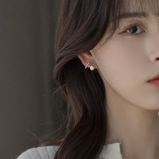 Mosquito Coil Pearl Without Pierced Ears Female Trendy Ear Clip