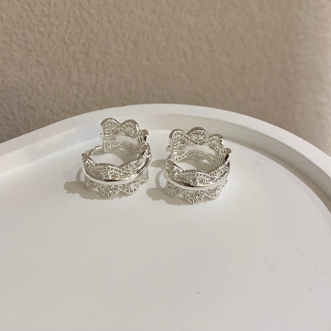Women's Hoop High-grade Light Luxury Retro Unique Ear Buckle