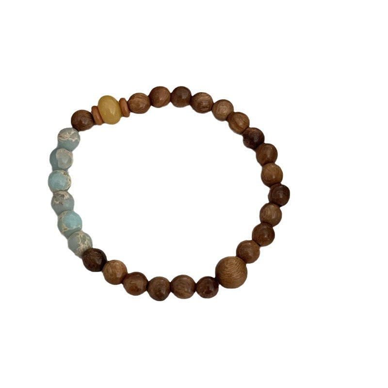 Style Ebony Natural Stone Niche Beaded Bracelets