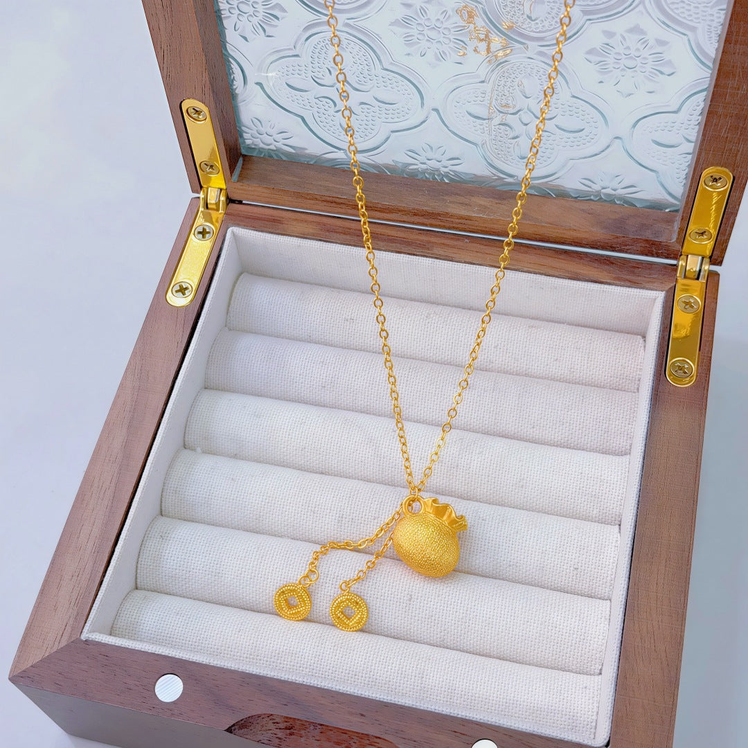 Ginkgo Leaf Variety Retro Affordable Luxury Fashion Design Necklace
