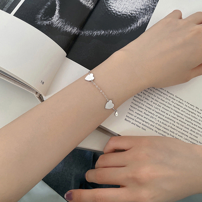 Loving Heart Female Temperament Design Girlfriends Bracelet