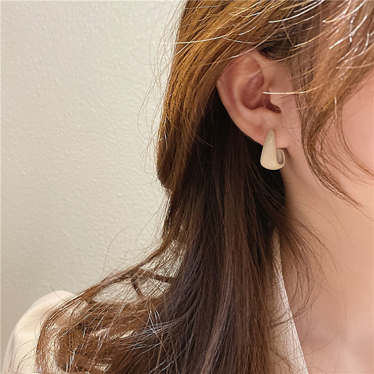 Women's Retro French For Trendy Niche Light Luxury Simplicity Temperament Earrings