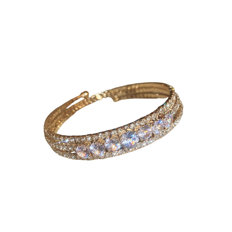 Women's Irregular Fashion Design Light Luxury High-grade Bracelets