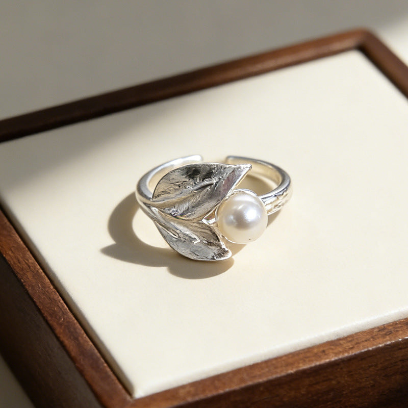 Graceful Fashionable Design Sier Plated Elegant Ring
