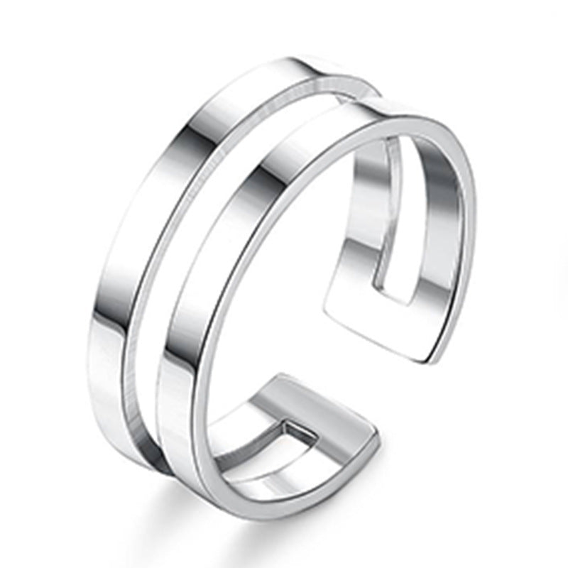 Women's Fashion Opening Foot Korean Style Cold Rings