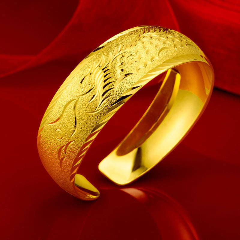 Women's Magpie Brass Gold-plated Starry Imitation Gold Bracelets