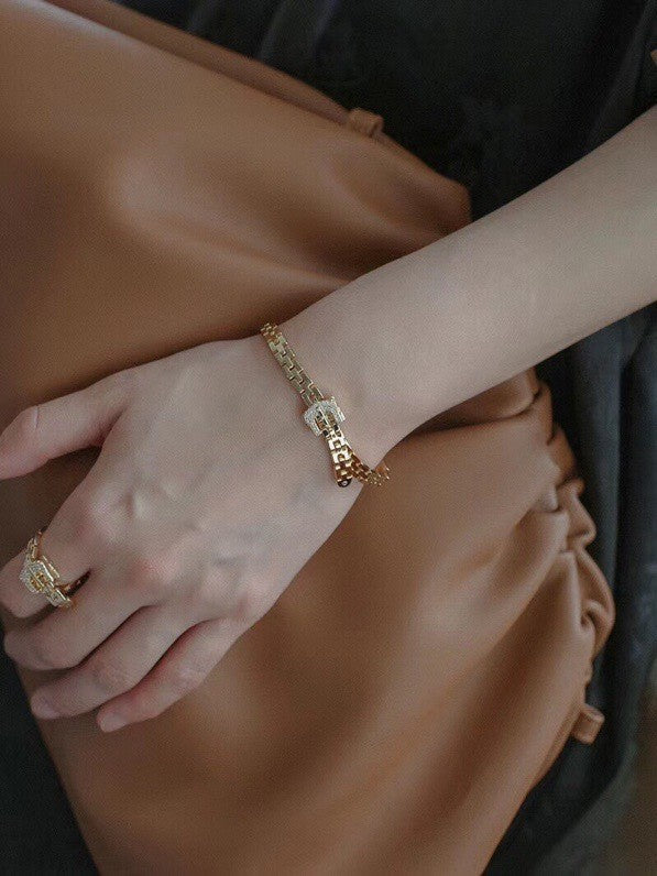 Source Chain Buckle Fashion Adjustable Magic Imitation Gold Birthday Bracelet