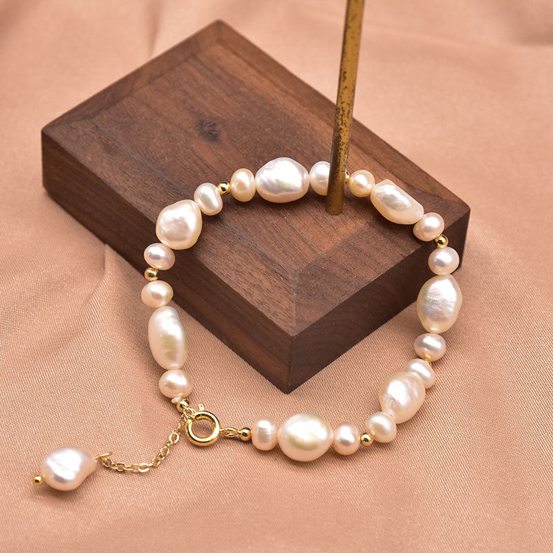 Pearl Natural Design Light Luxury Minority High-grade Bracelets