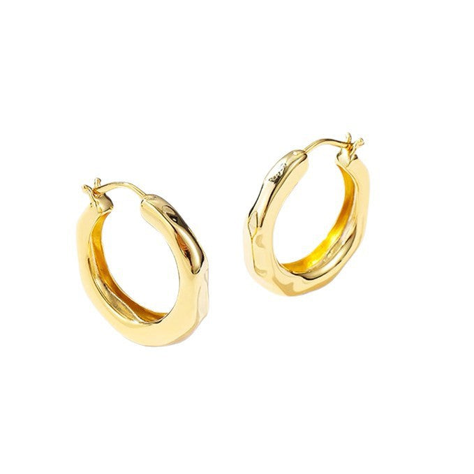 Luxury Geometric Clip Design High Sense Graceful Rings