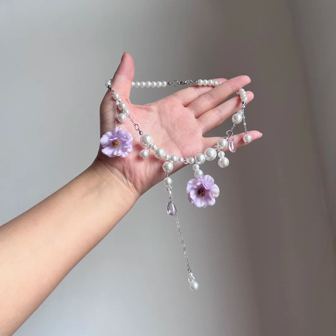 Women's Style Flower Beaded Love For Unique Necklaces