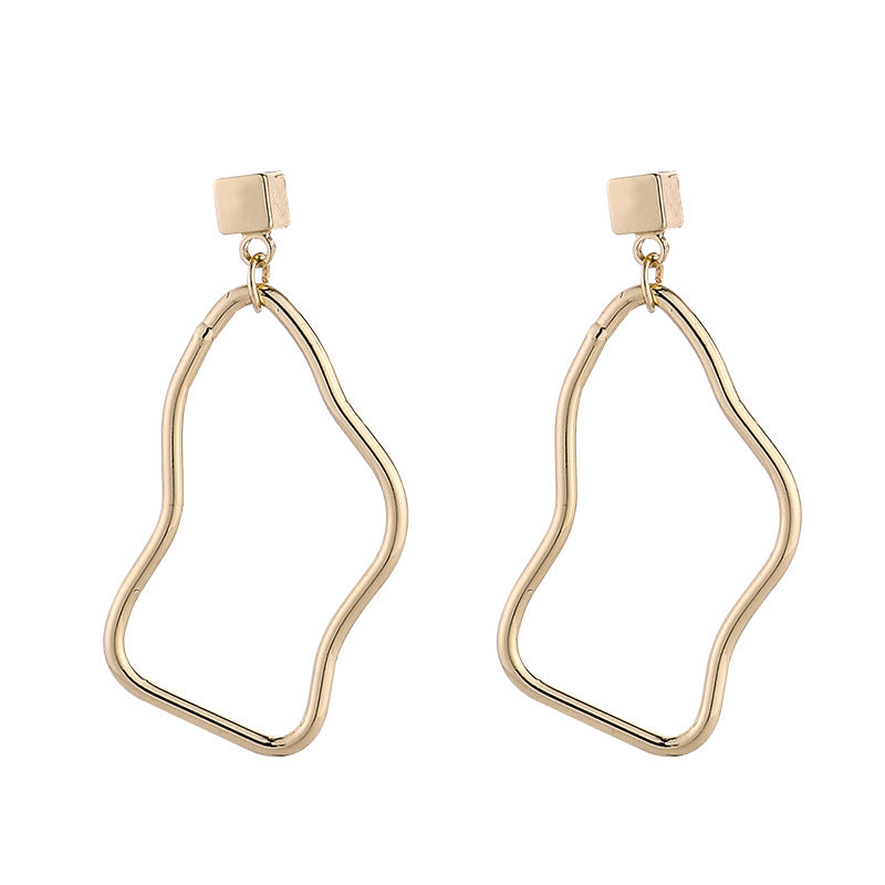 Line Metal Temperament Female Versatile Design Rings