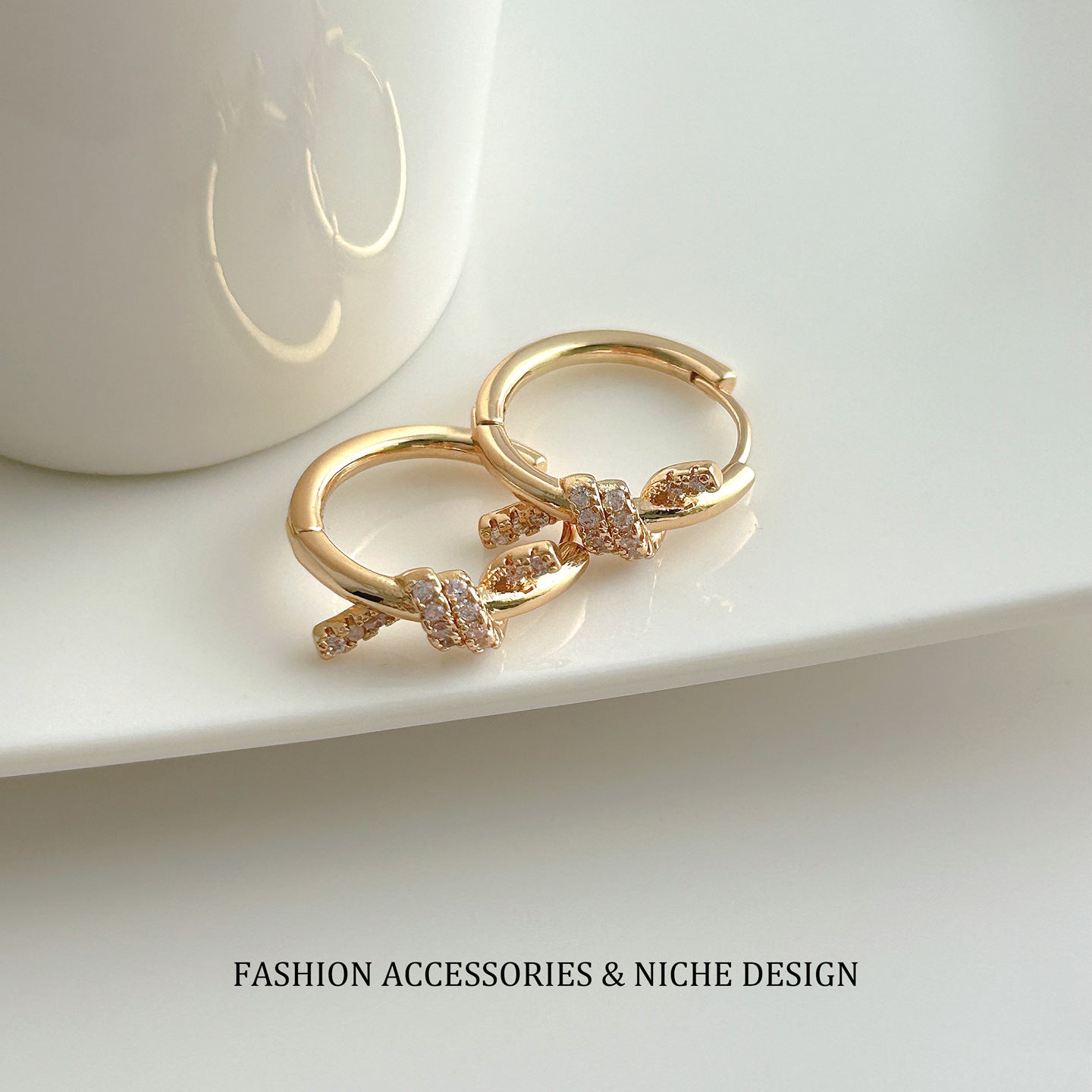 Knotted Round Clip Personalized Cold Style Rings