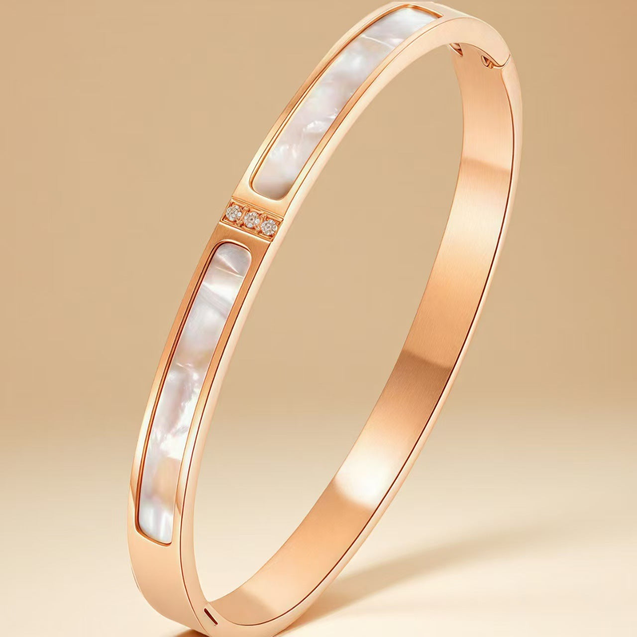 Steel Rose Gold Does Not Fade Stainless Affordable Luxury Fashion Bracelet