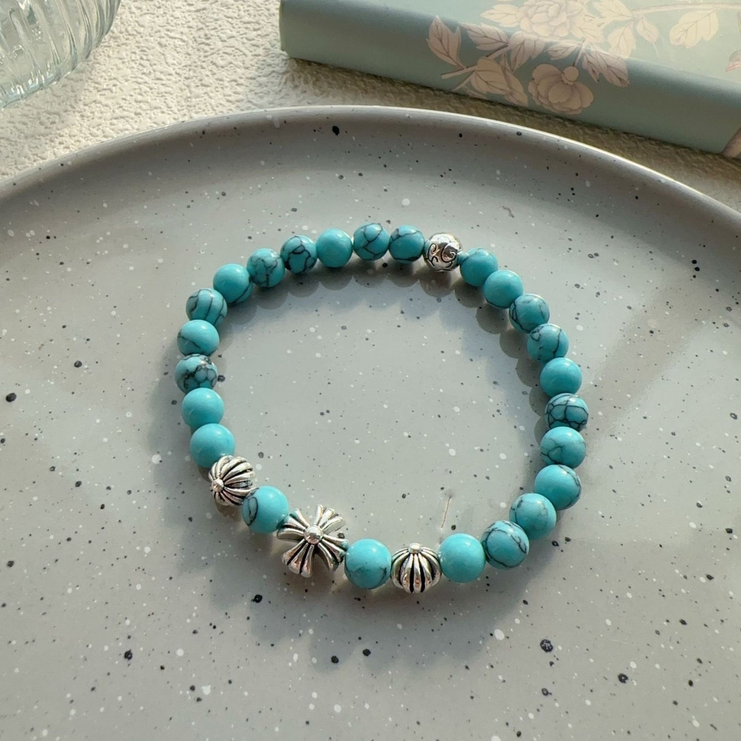 Women's & Men's Niche Cross Beaded Light Luxury High-grade Bracelet