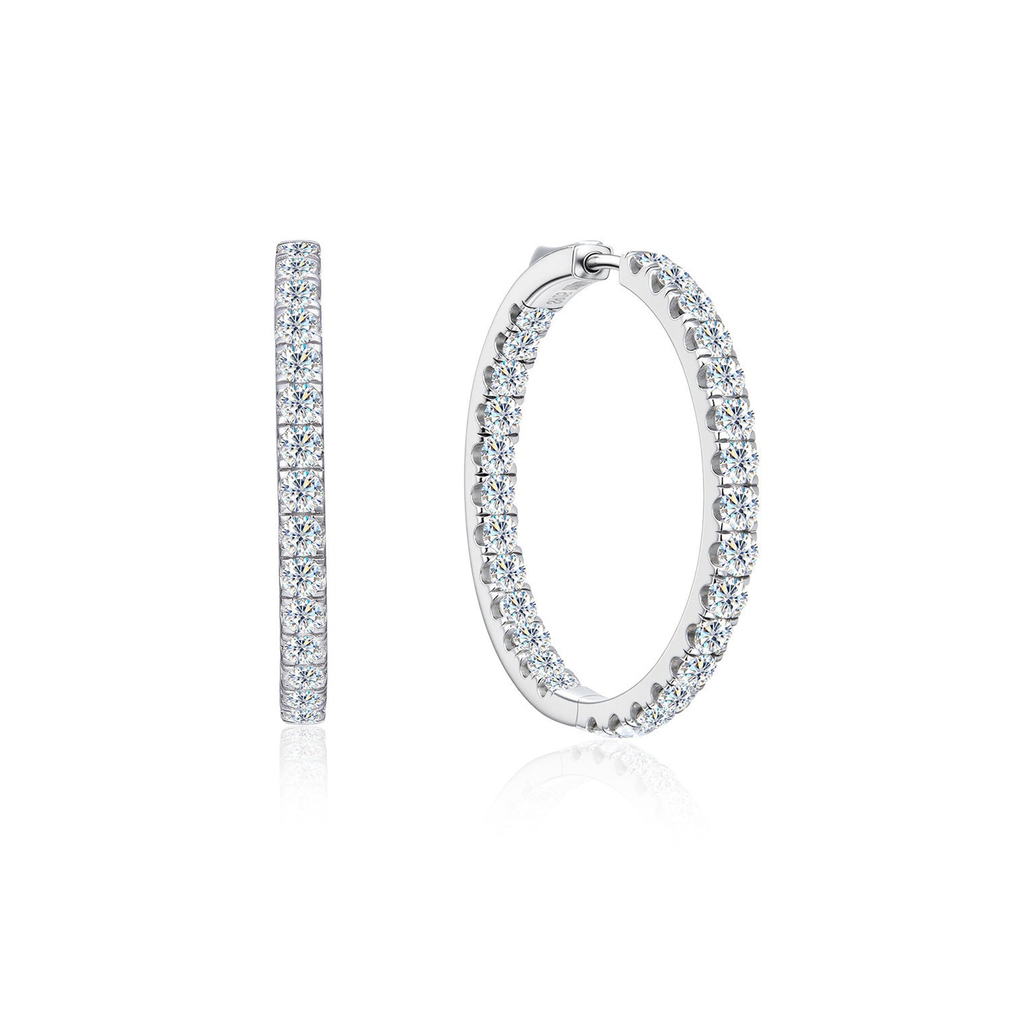 Men's Sier Ear Light Luxury High-grade Niche Female Stud Earrings