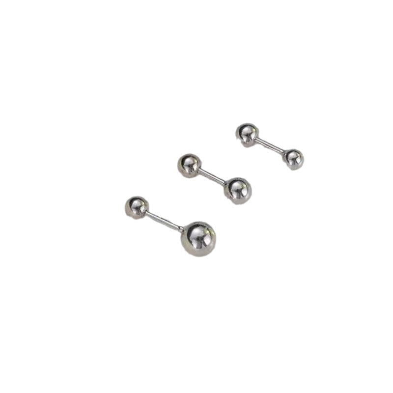 And Simple Compact Mini Threaded Beads Earrings