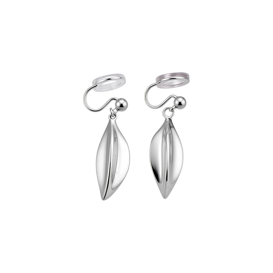 Simple Matte Leaves Without Pierced Ears Fashion Ear Clip