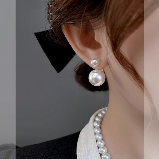 Women's Lux Pearl For Trendy Niche High-grade Refined Stud Earrings