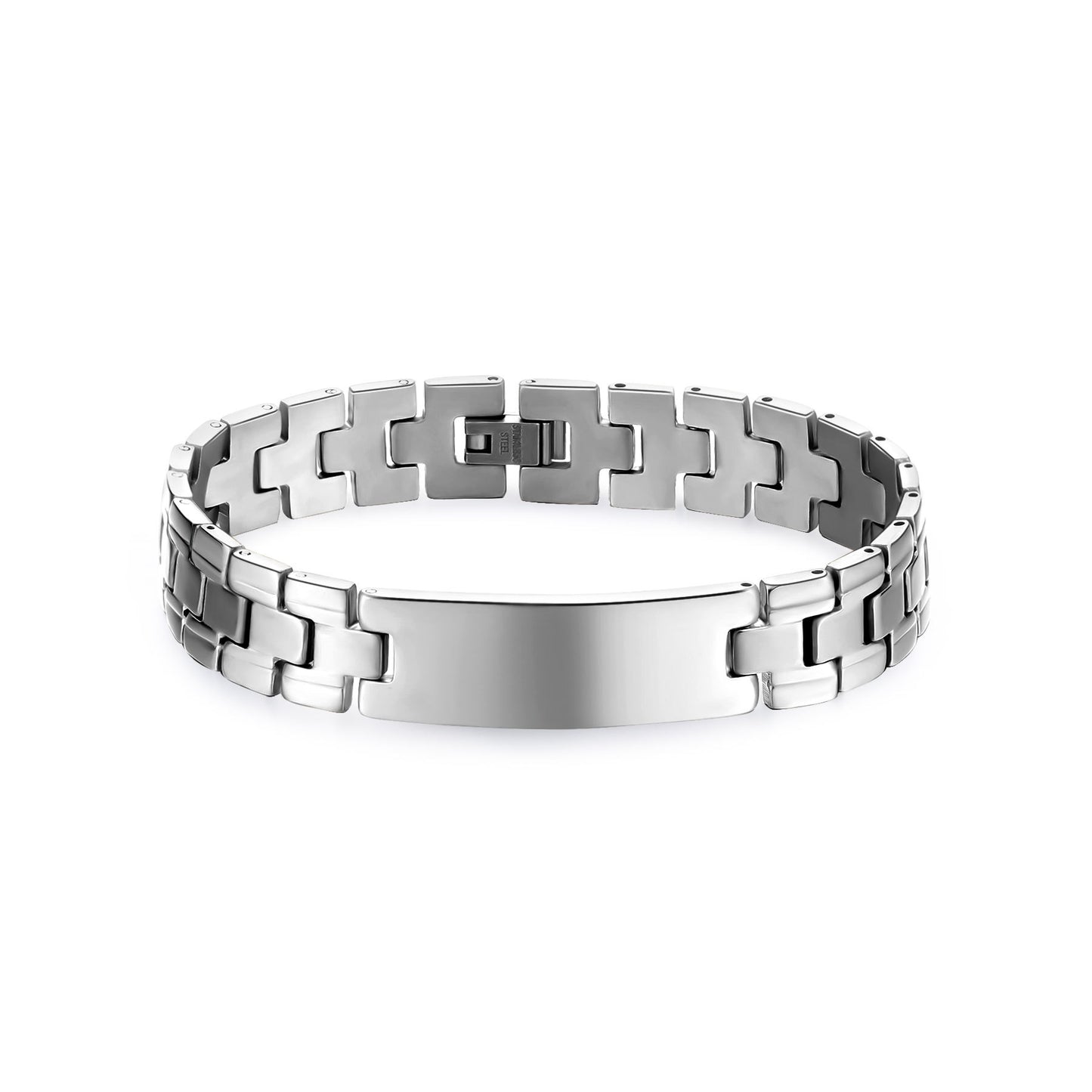 Strap Titanium Steel Personality Lettering Fashion Stainless Couple Watch Bracelet