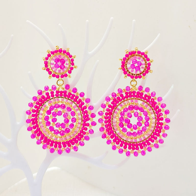 Beaded Bohemian Style Fashion Personalized For Earrings