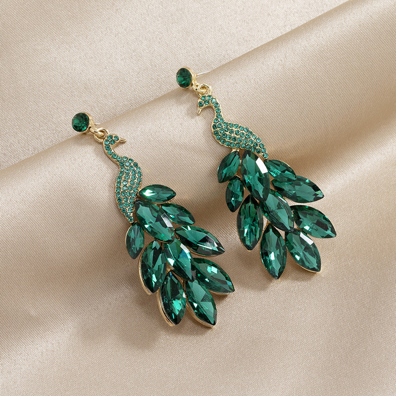 Fashion Vintage Indian Exotic Peacock Delicate Earrings