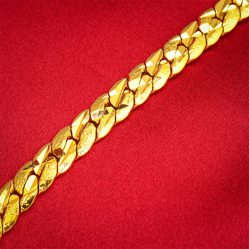 Women's Imitation Gold Vietnam Placer Twist Suit Bracelets