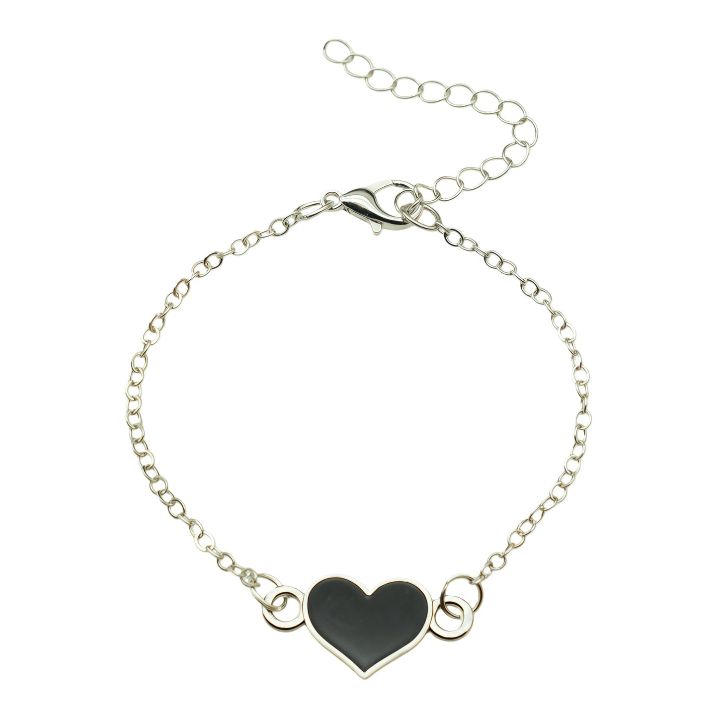Party Simple Heart Fresh Sweet Paint Peach Bracelets