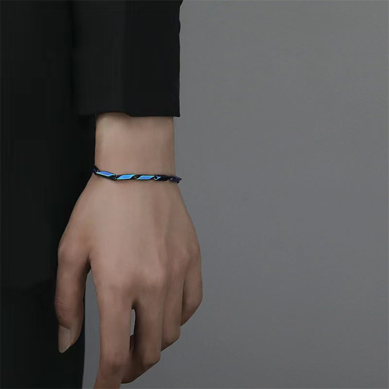 Bracelets pour hommes simples, style froid, High Sense Boys