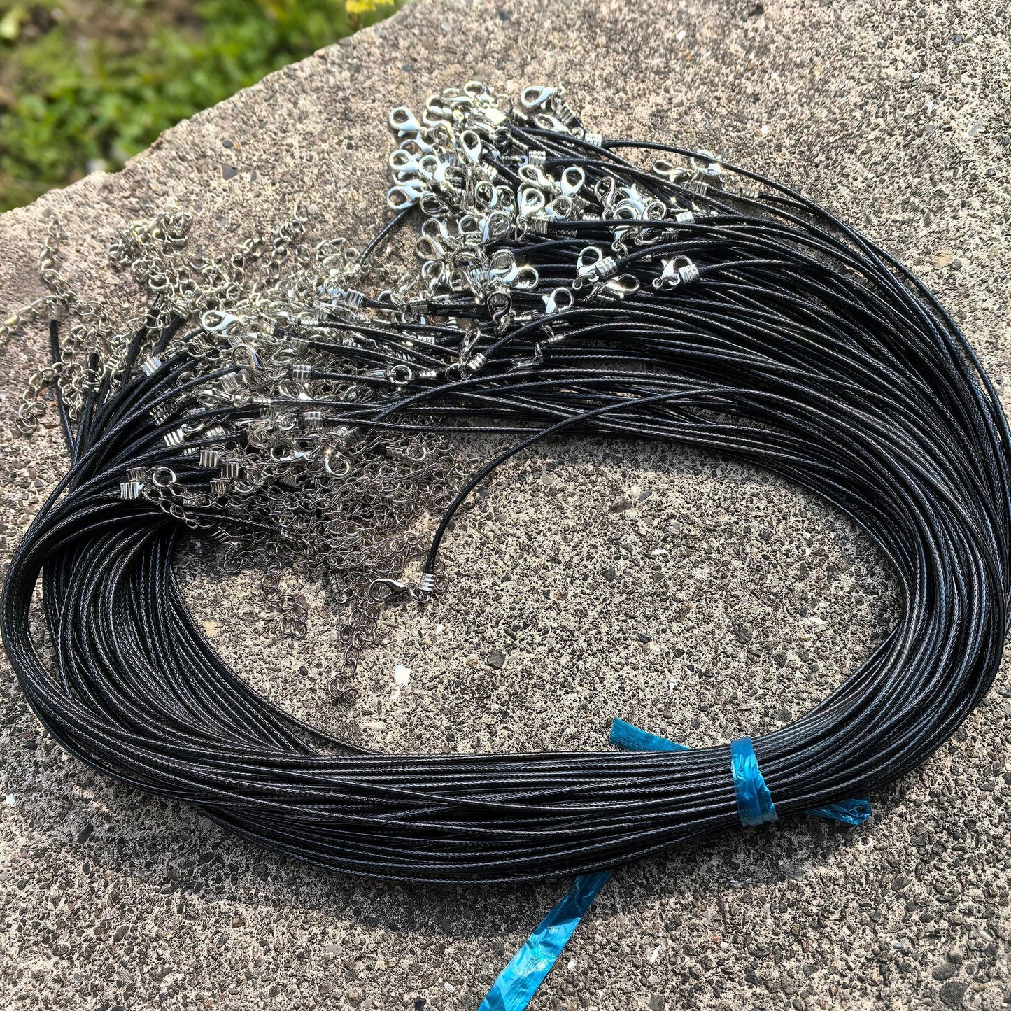 Black Rope Turkish Blue Eye Exquisite Necklace