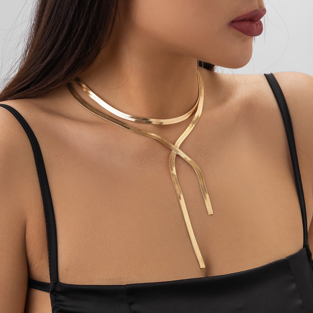 Snake Bones Chain Simple Niche Clavicle Necklaces