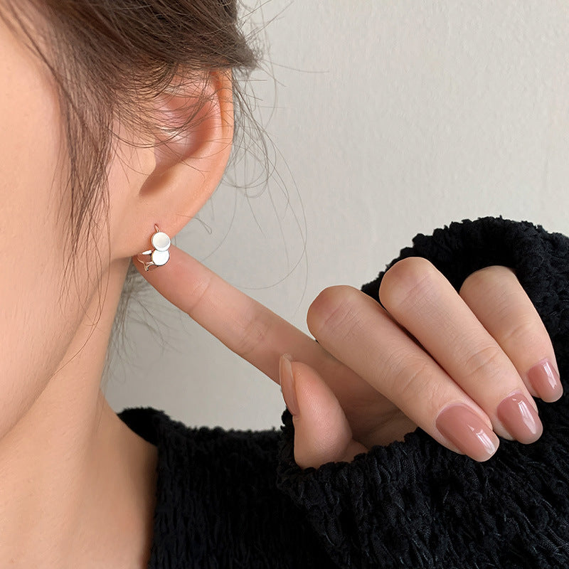 Women's Sier-plated Elegant Niche High-grade Light Luxury Earrings
