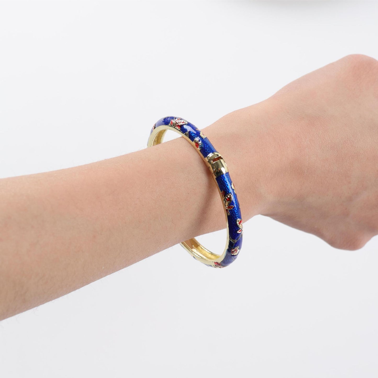 Ethnic Style Open Carved Chinese Handmade Metal Bracelets
