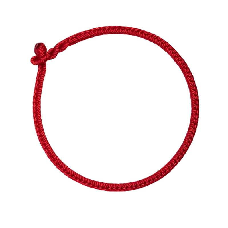 Life Red Rope Female Hand-woven Four-sided Male Couple Ethnic Bracelet