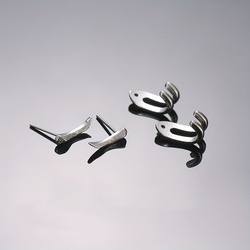 Women's & Men's Punk Horn For Trendy Combination Personality Design Avant-garde Modern Rings