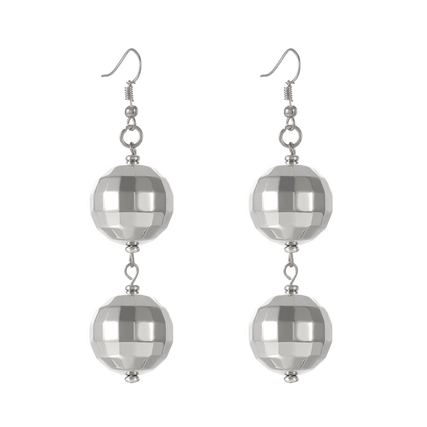 Women's Stylish Round Retro Simple Disco Electroplated Jewelry Set