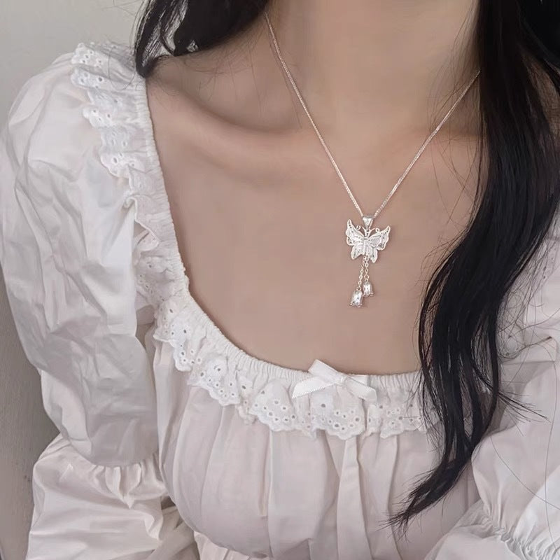Women's Tassel For Chinese Ancient Style High Sense Necklace