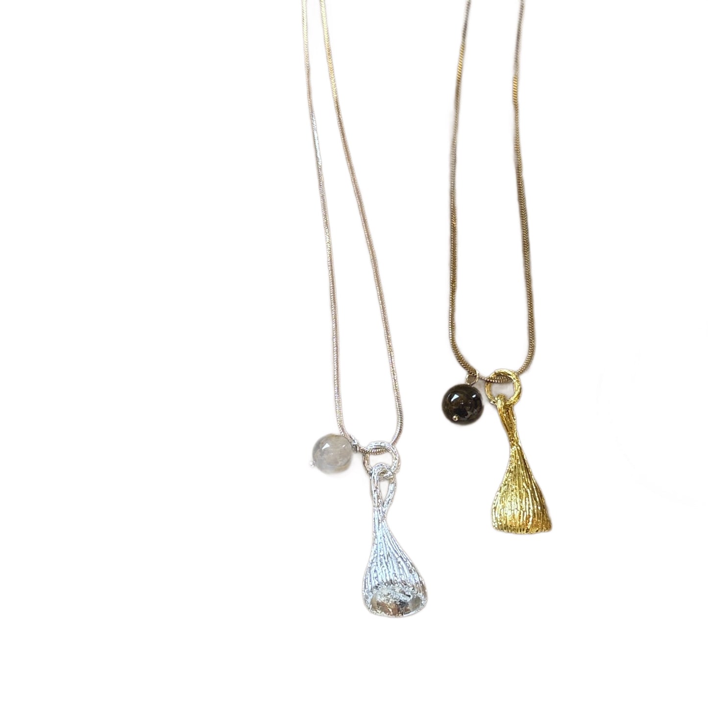 Women's Atmosphere Texture Large Water Drop Long Necklace