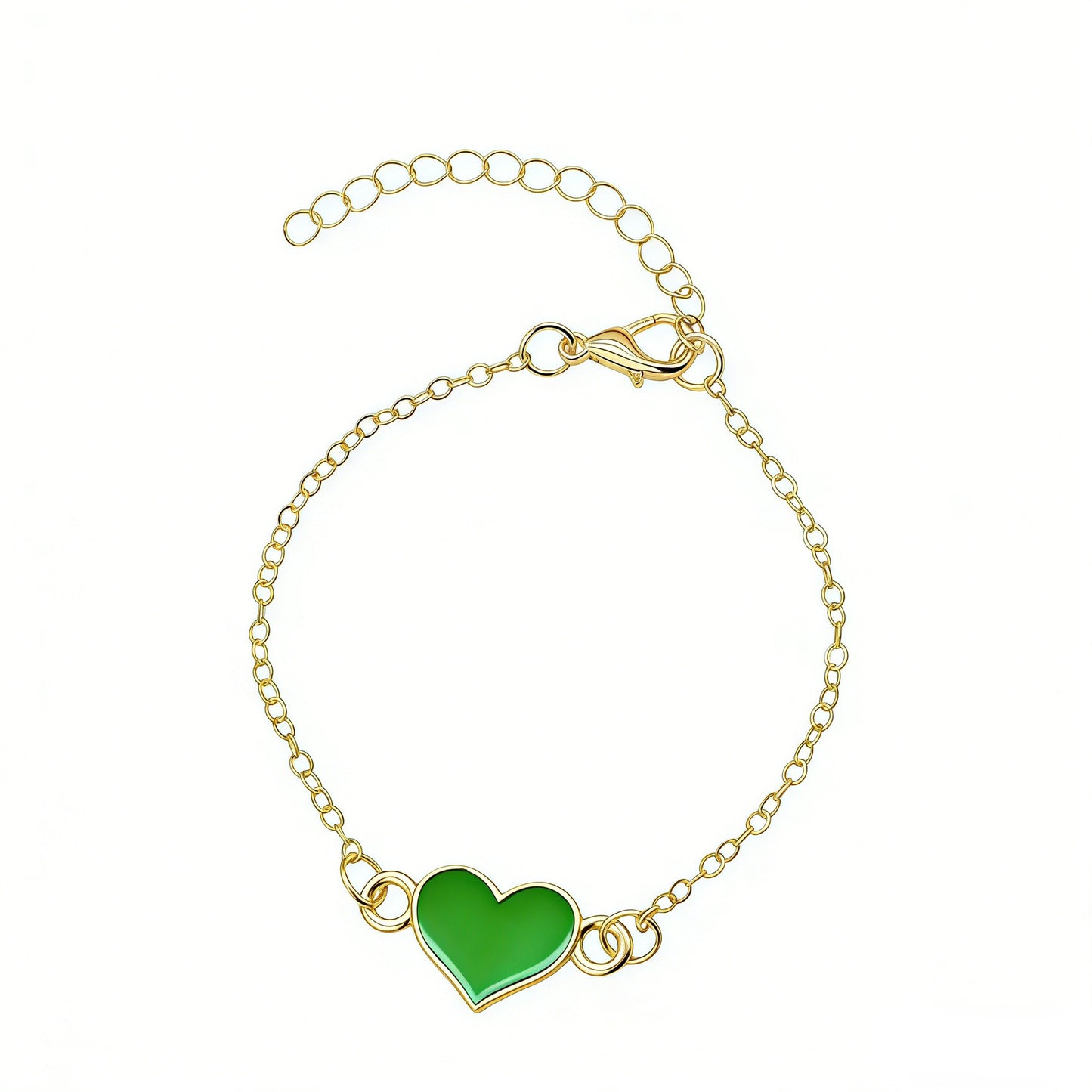 Party Simple Heart Fresh Sweet Paint Peach Bracelets
